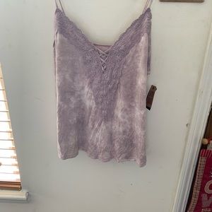 Lace front tank